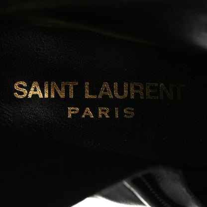 Saint Laurent Nappa Vendome Loulou Ankle Zip Boot 38 Black 7 of 10