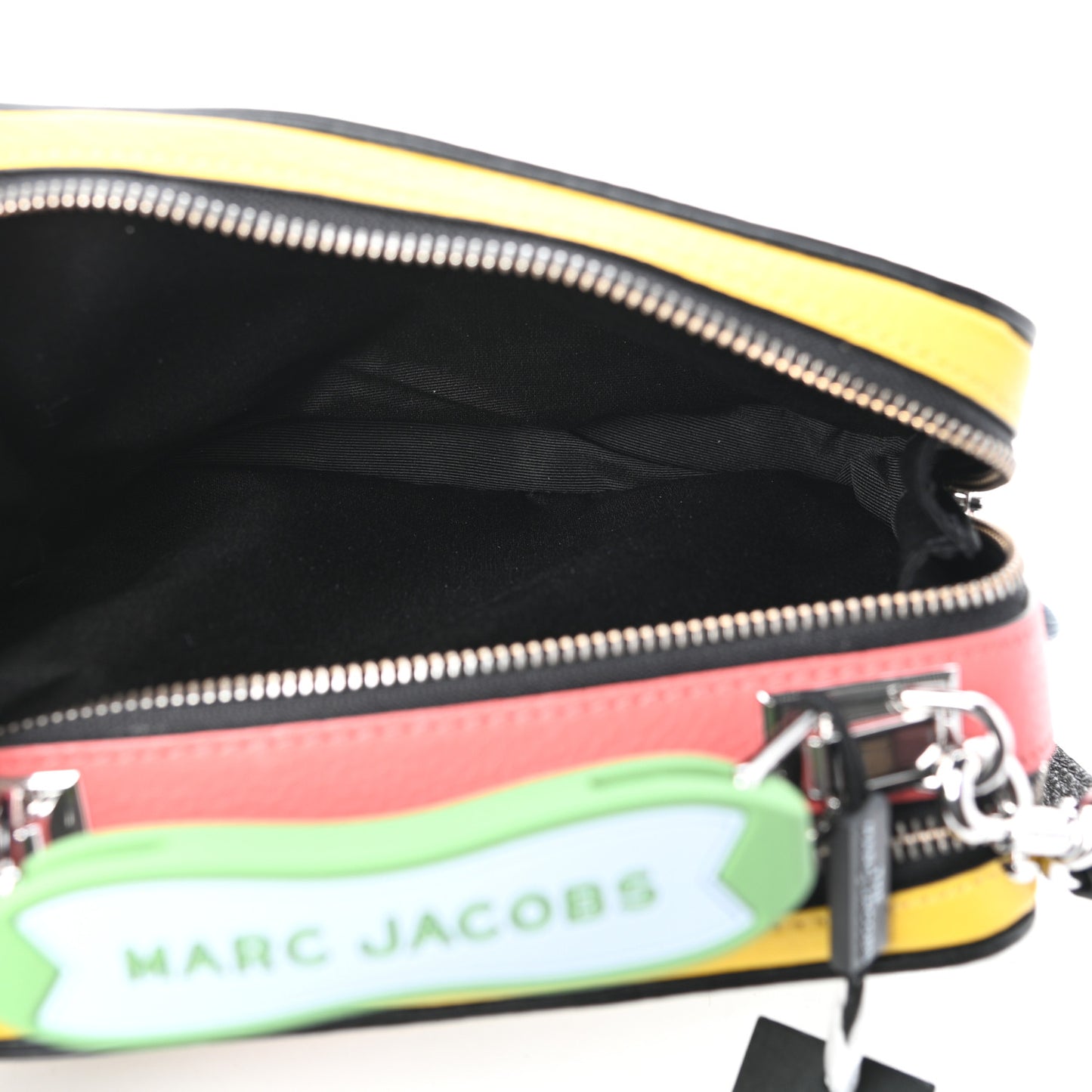 X Peanuts Calfskin The Box 20 Crossbody Yellow Multicolor