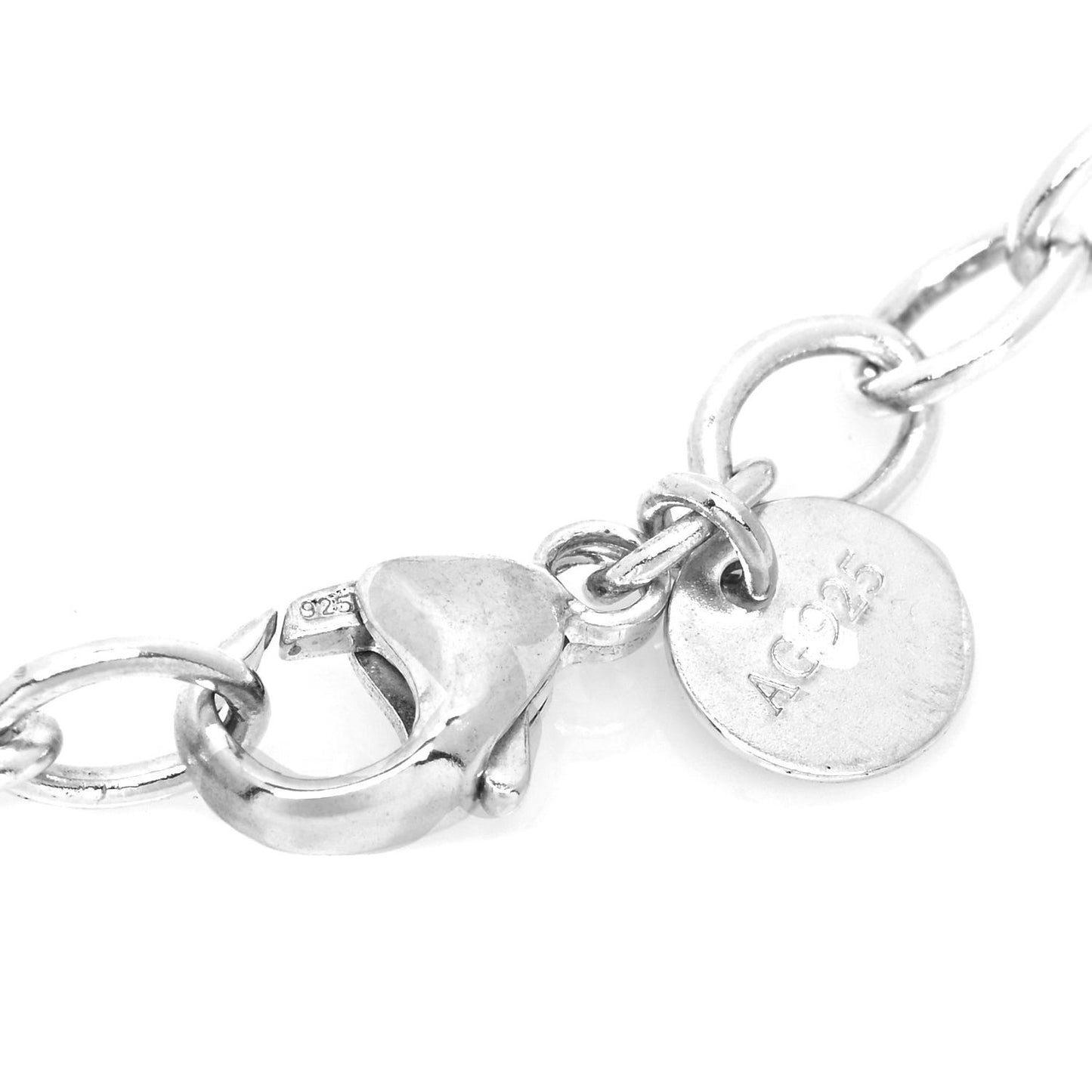 Sterling Silver Narrow Infinity Link Necklace