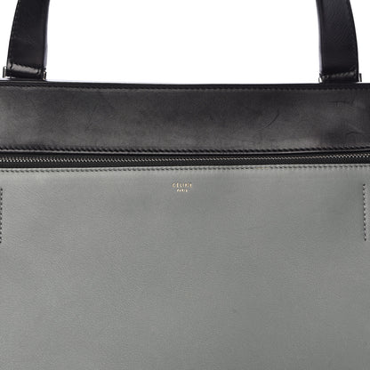 Celine Smooth Calfskin Large Bi-Color Edge Shoulder Bag Almond 16 of 17