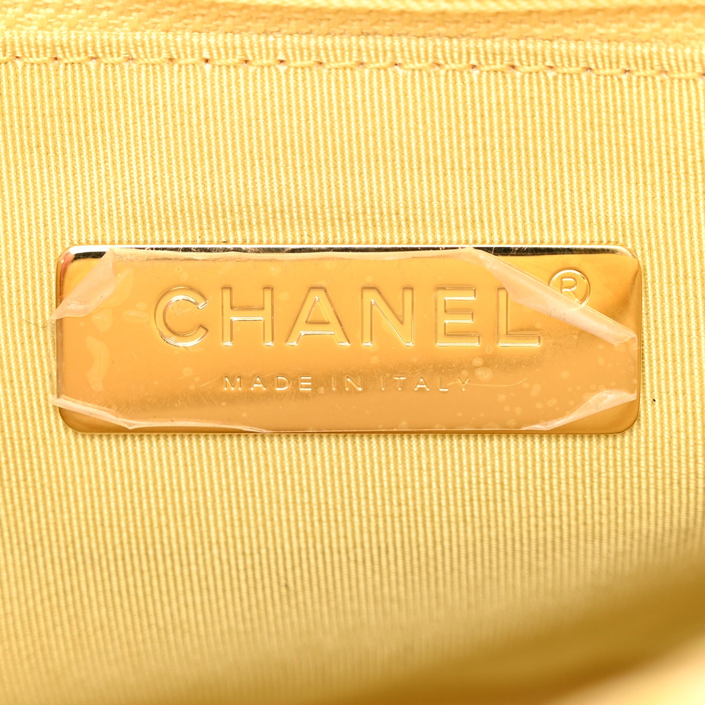 Tweed Quilted Medium Chanel 19 Flap Yellow Pink