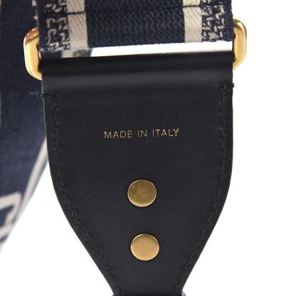 Christian Dior Canvas Embroidered Shoulder Strap Black 3 of 3