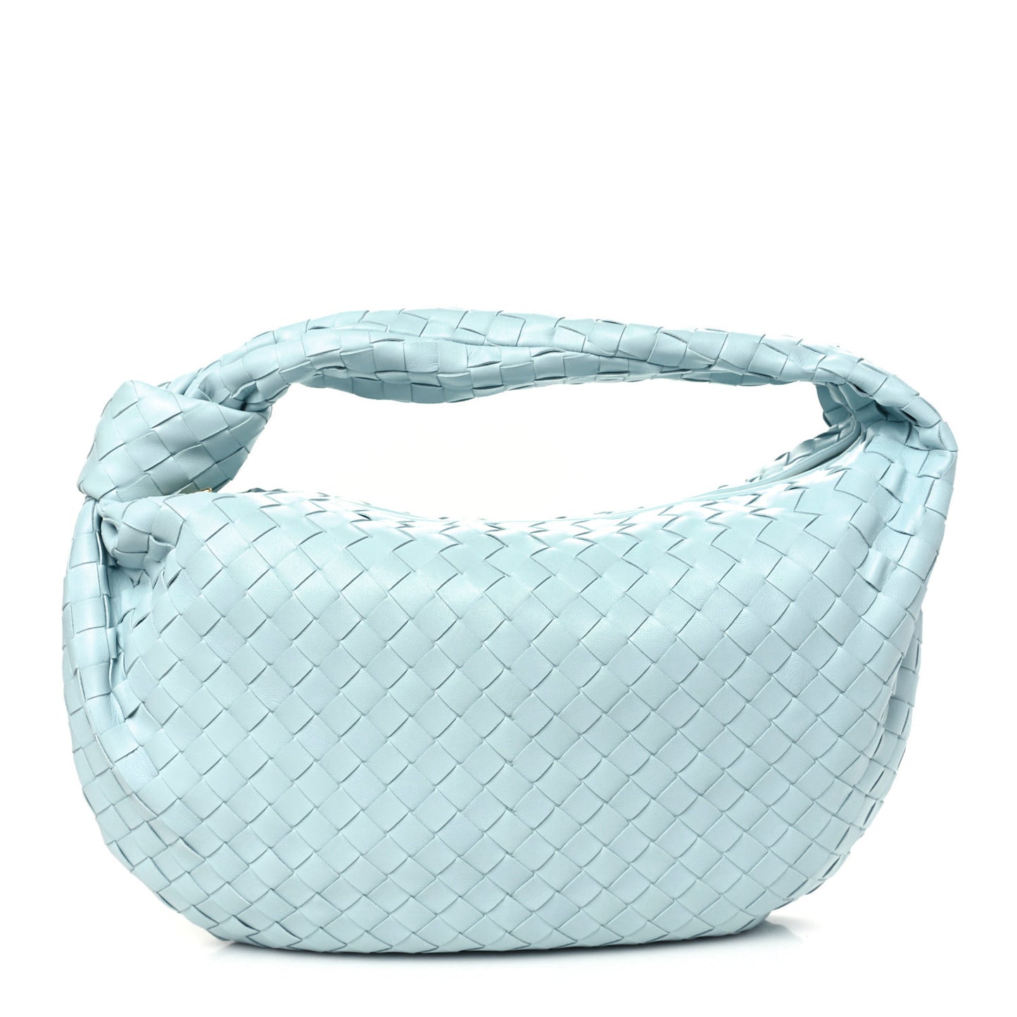 Nappa Intrecciato Small Jodie Teal Washed