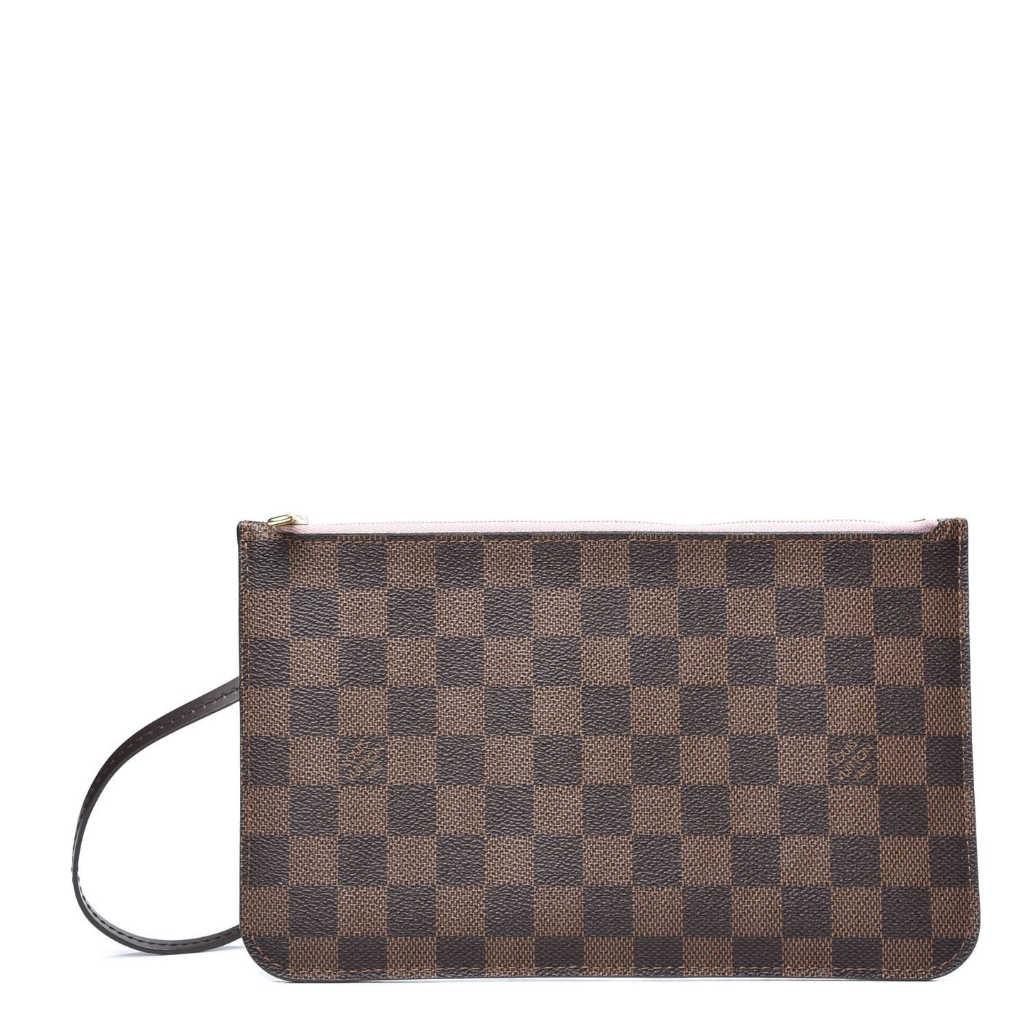 Damier Ebene Neverfull MM GM Pochette Rose Ballerine