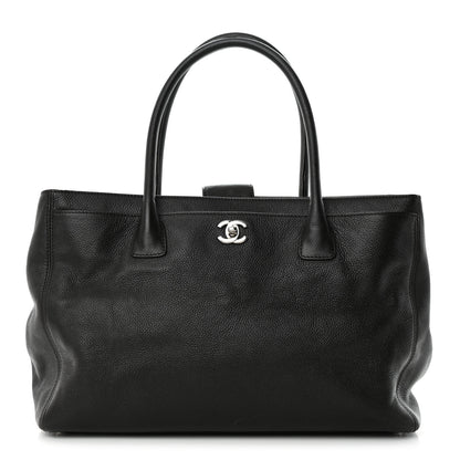 Chanel Calfskin Cerf Executive Shopper Tote Brown 1 of 13