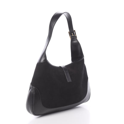 Gucci Monogram Small Jackie O Hobo Black 2 of 7
