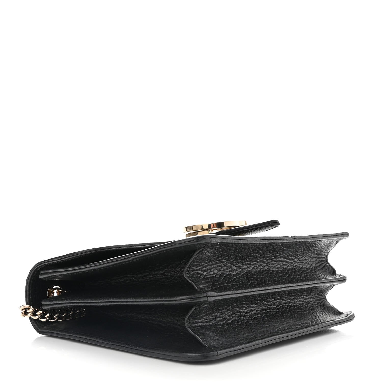 Gucci Dollar Calfskin Small Interlocking G Shoulder Bag Black 7 of 22