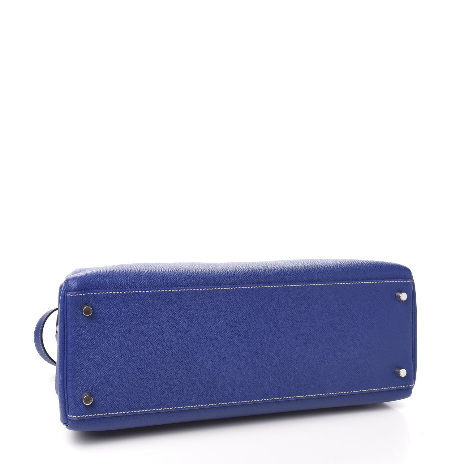 Hermes Epsom Candy Kelly Retourne 35 Bleu Electrique Mykonos 4 of 36