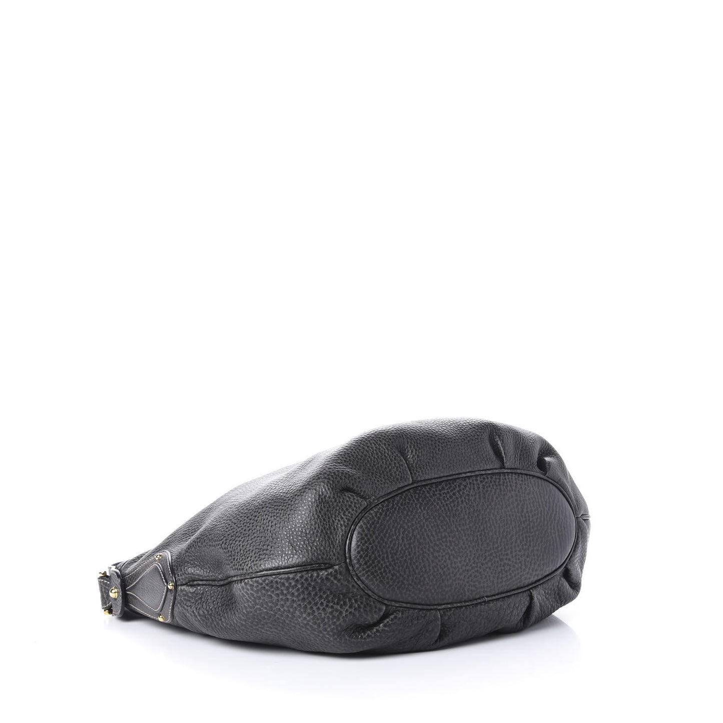 Pebbled Calfskin Medium Pelham Hobo Black