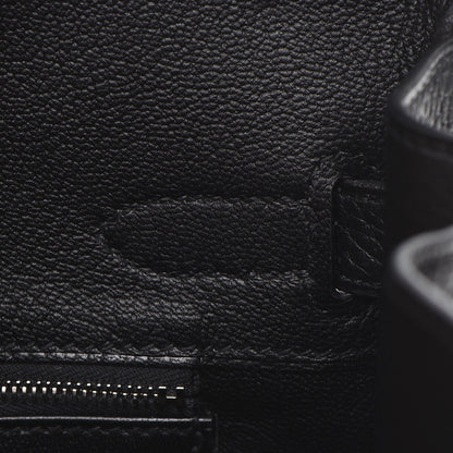 Hermes Taurillon Clemence Birkin 30 Black 16 of 28