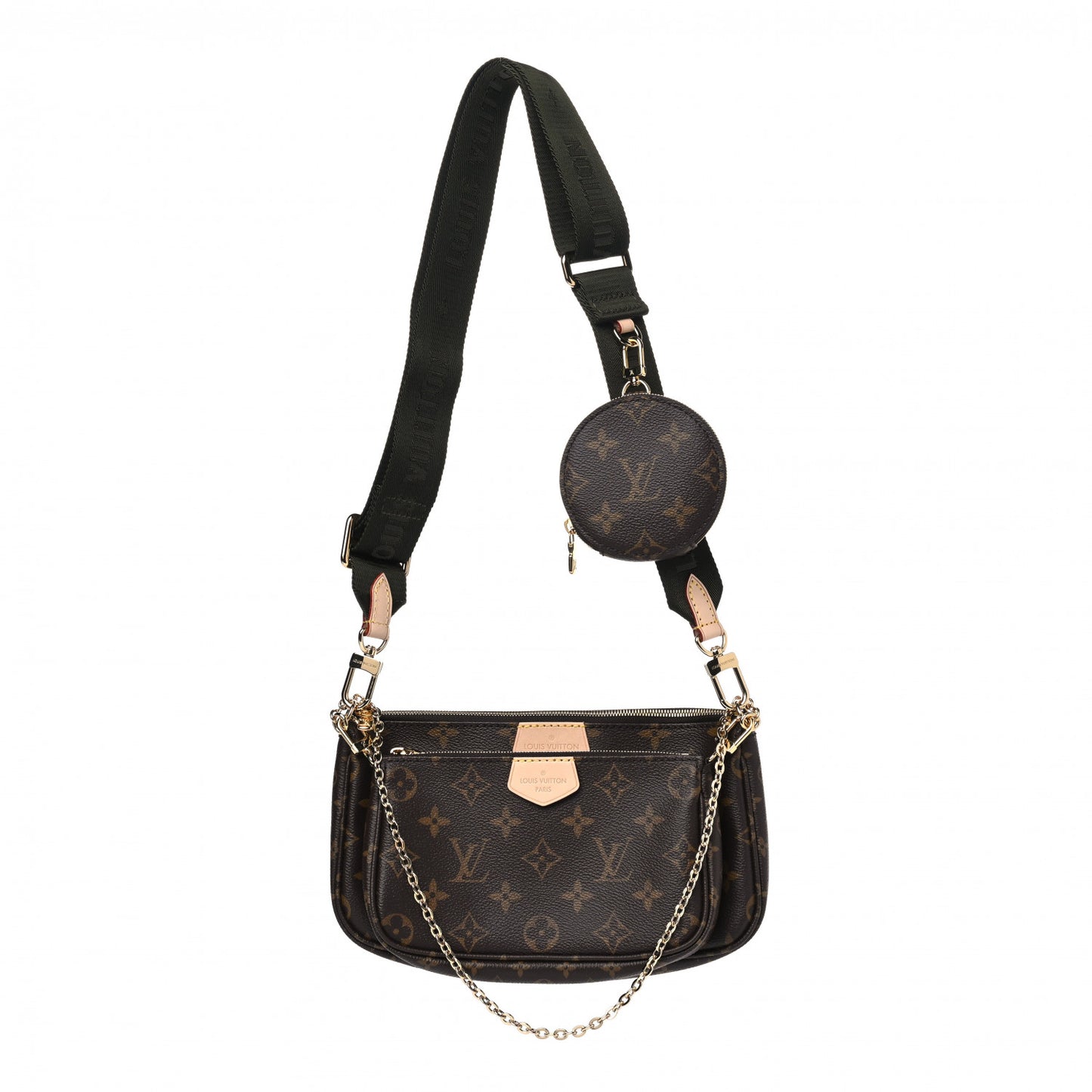 Monogram Multi Pochette Accessories Kaki