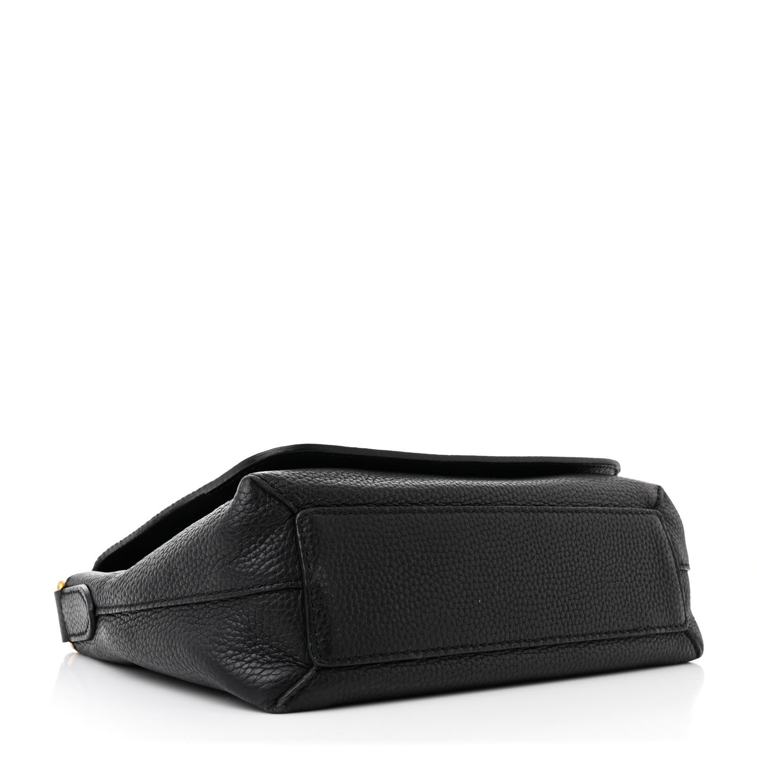 Burberry Signature Grain Medium Burleigh Crossbody Bag Black 4 of 12