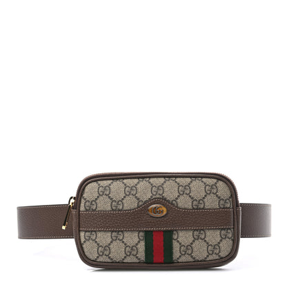 Gucci GG Supreme Monogram Ophidia Belted iPhone Case 85 34 Dark Brown 1 of 8