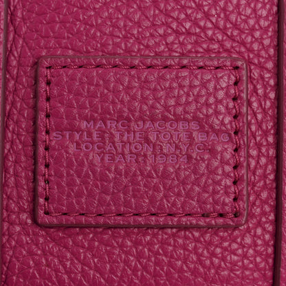 Marc Jacobs Grained Calfskin Mini The Tote Bag Lipstick Pink 6 of 12