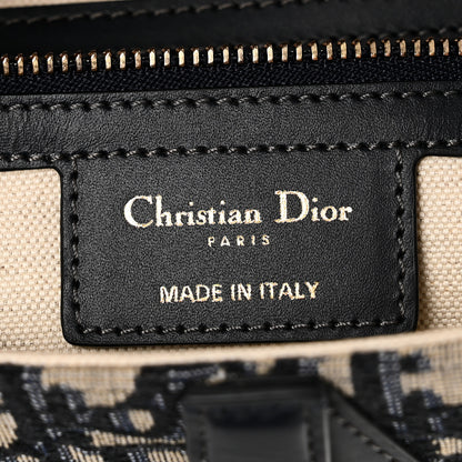 Christian Dior Oblique Saddle Bag Blue 6 of 10