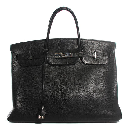 Hermes Chevre de Coromandel Birkin 40 Black 1 of 25