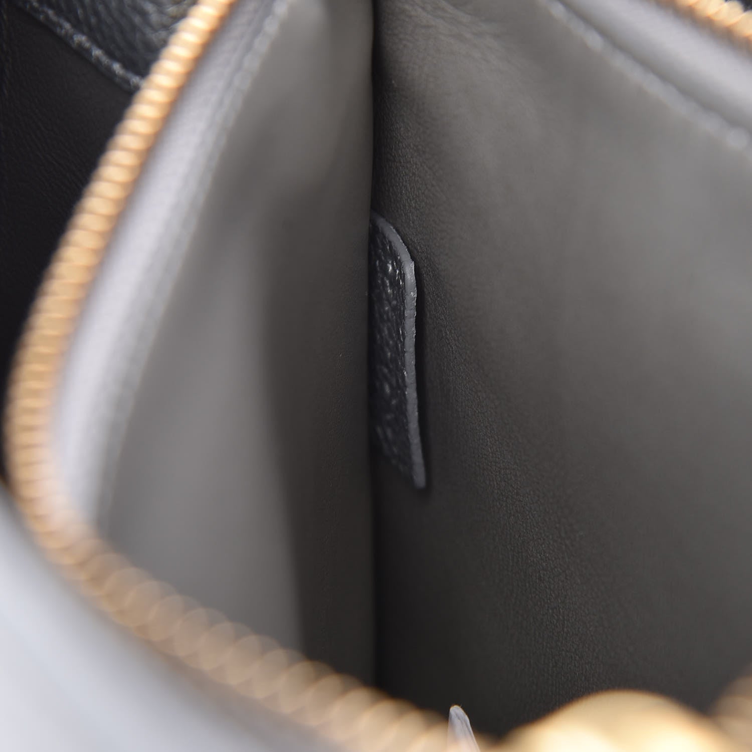 Celine Laminated Grained Calfskin Small 16 Top Handle Bag Silver 6 of 9