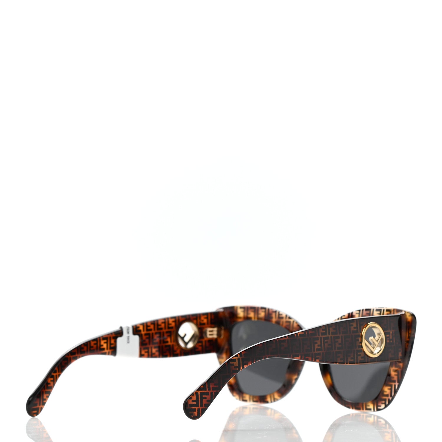 Fendi Acetate F is Fendi FF Cat Eye Sunglasses FF 0360/G/S Havana 4 of 6