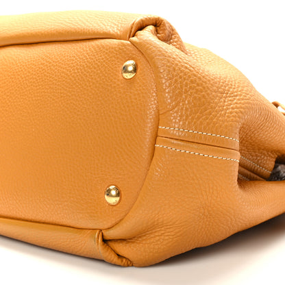 Prada Vitello Daino Shoulder Bag Ocra 8 of 8