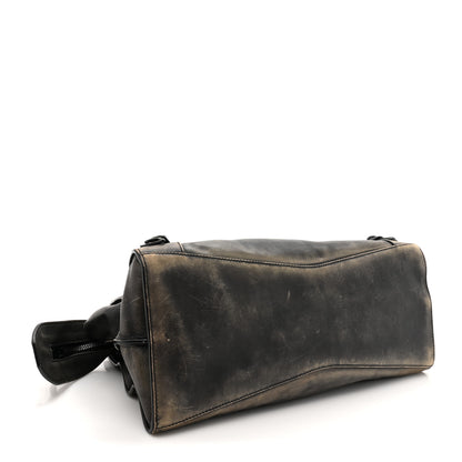 Balenciaga Used Calfskin Rust Hardware Neo Classic City Black 4 of 13