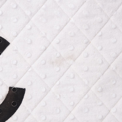 Chanel Canvas Vinyl Perforated CC Tote White Black Dark Navy 8 of 8
