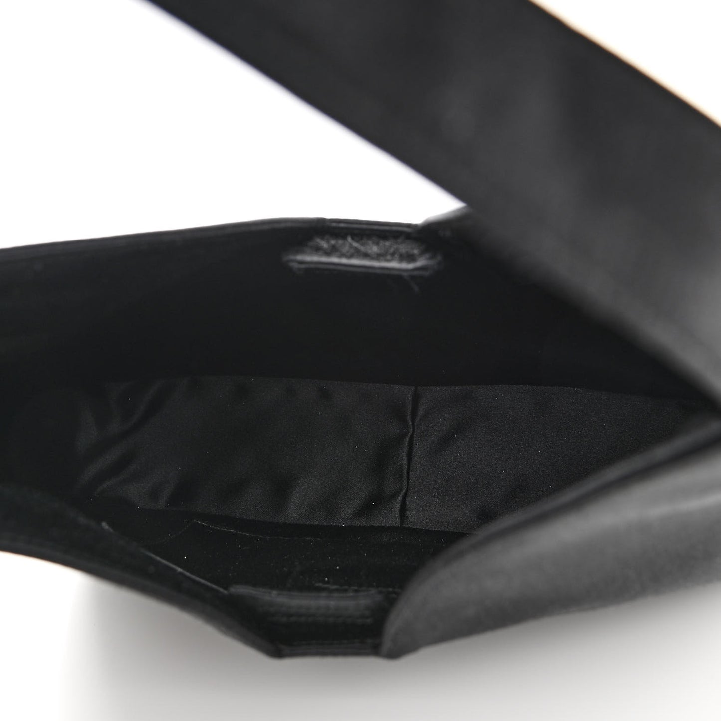 Satin Raso Shoulder Bag Black