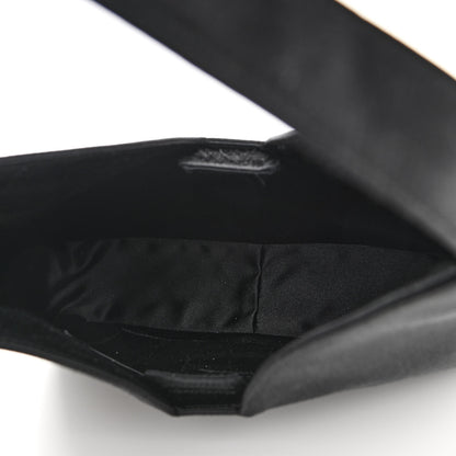 Prada Satin Raso Shoulder Bag Black 7 of 10