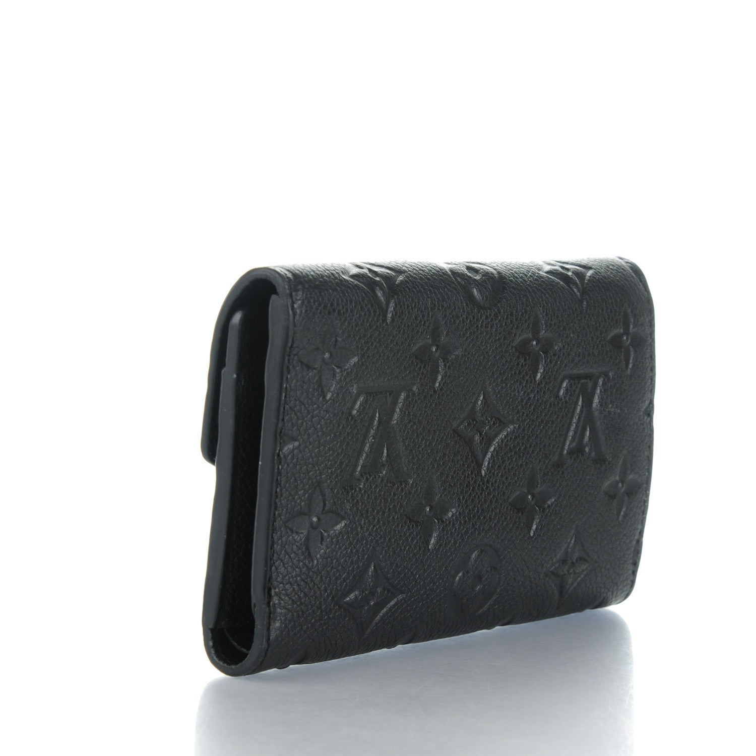 Louis Vuitton Empreinte Compact Curieuse Wallet Black 3 of 7