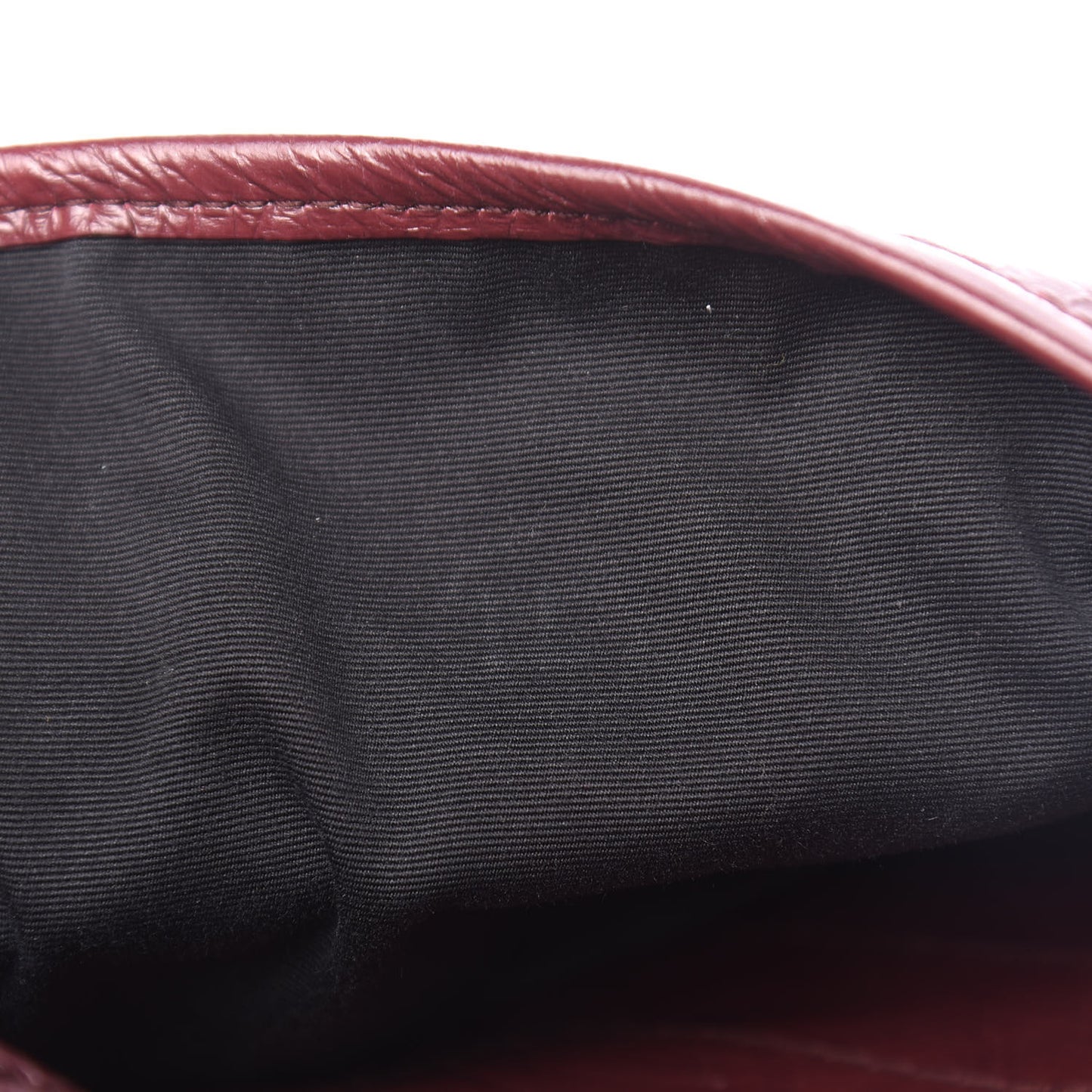 Crinkled Calfskin Matelasse Monogram Medium Niki Chain Satchel Burgundy