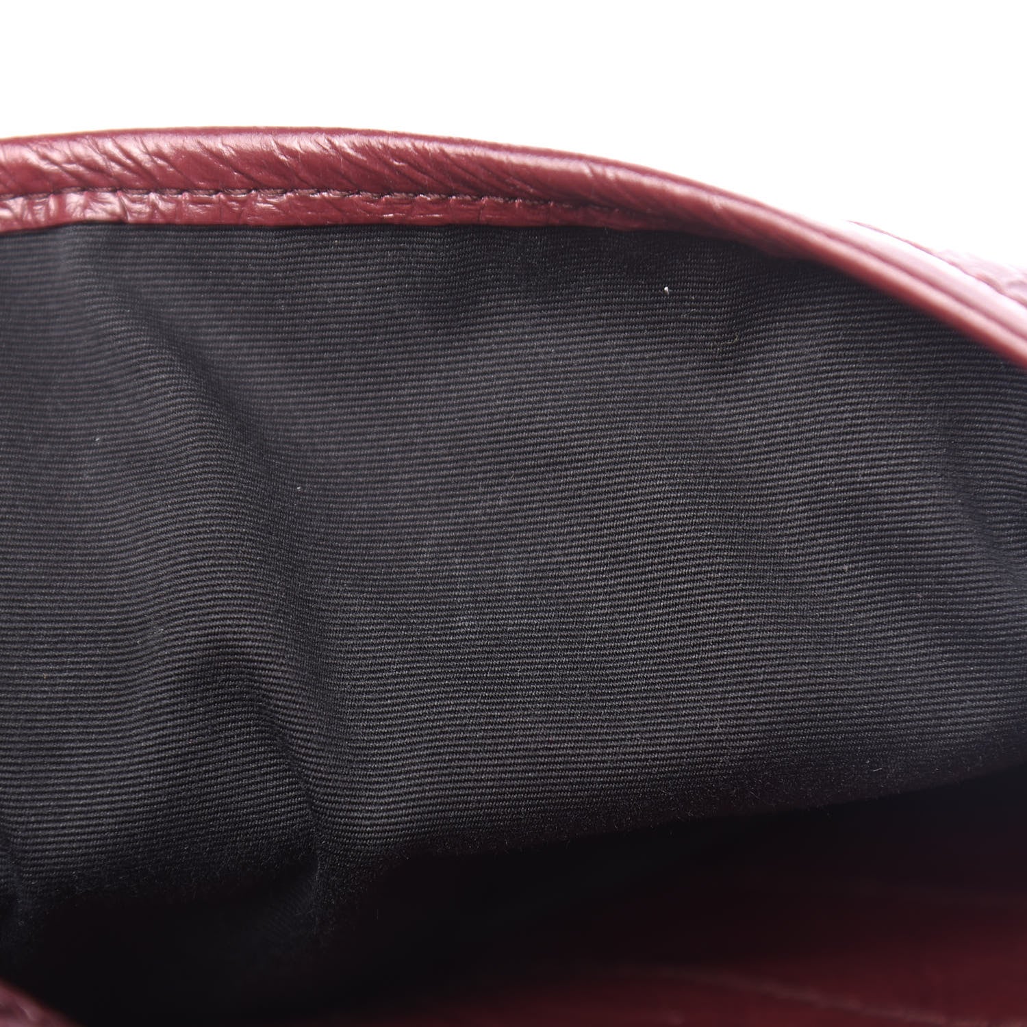 Saint Laurent Crinkled Calfskin Matelasse Monogram Medium Niki Chain Satchel Burgundy 13 of 13