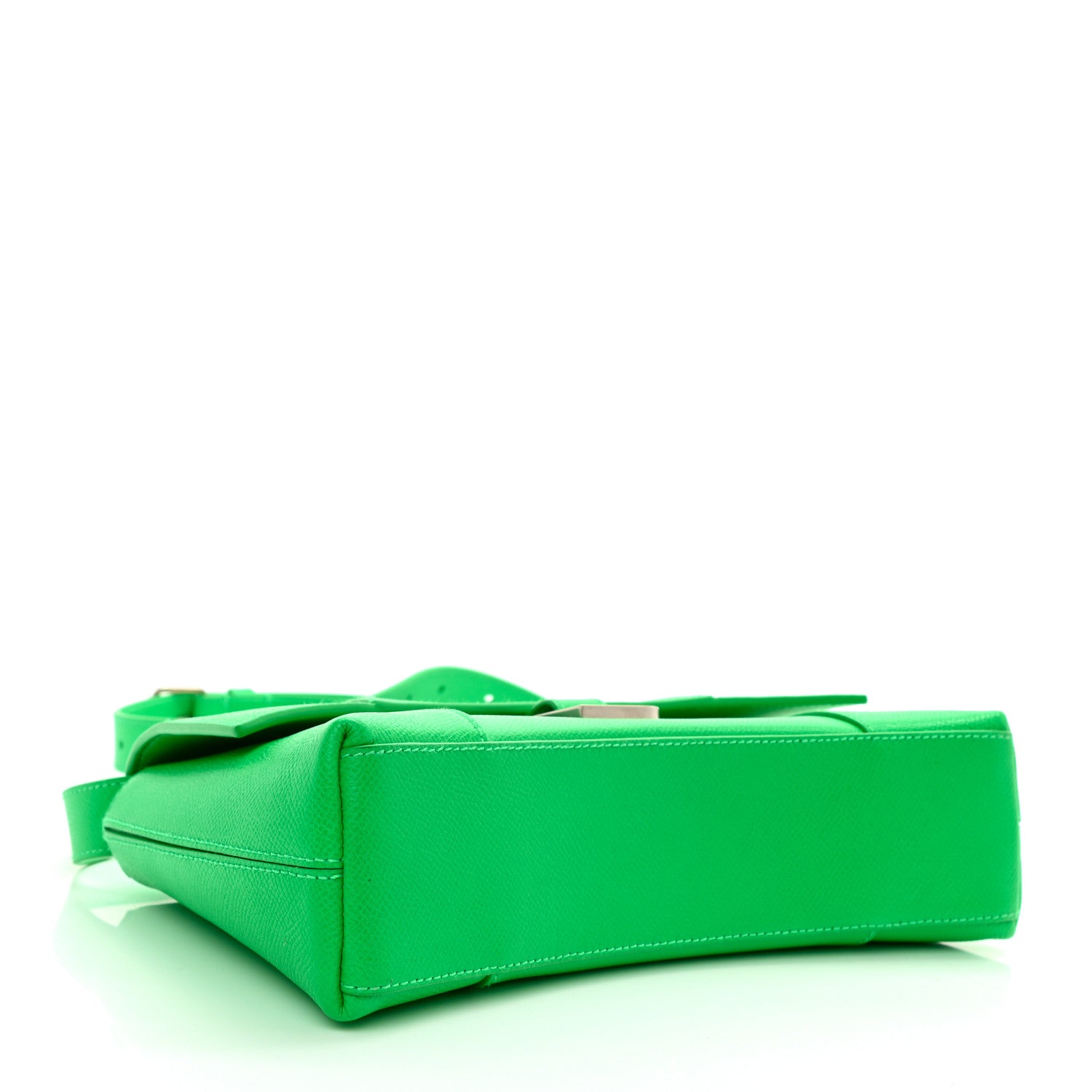 Balenciaga Grained Calfskin XS Downtown Shoulder Bag Vivid Green 4 of 10