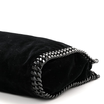Stella McCartney Velvet Mini Falabella Fold Over Tote Black 10 of 10