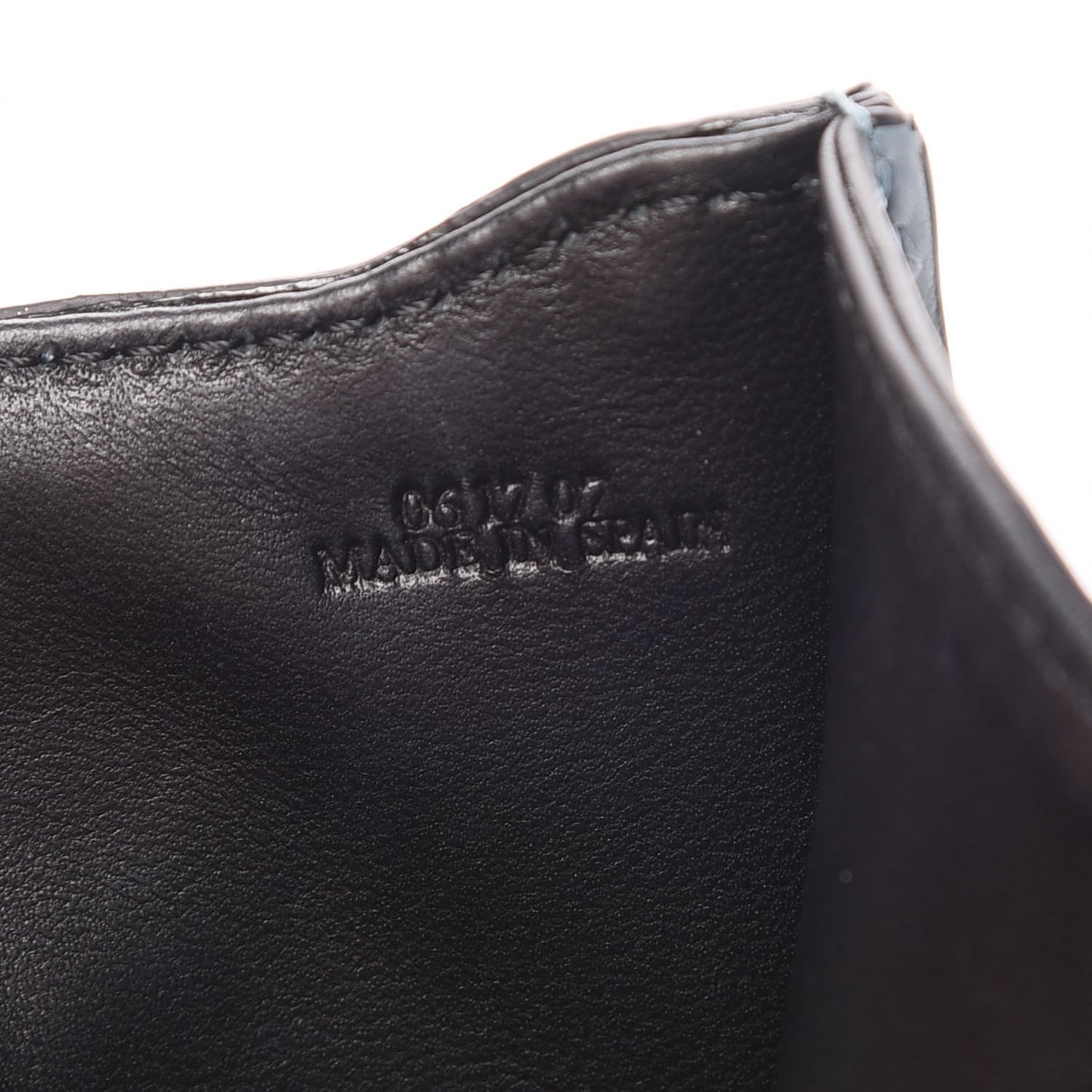 Calfskin Small Barcelona Shoulder Bag Stone Blue