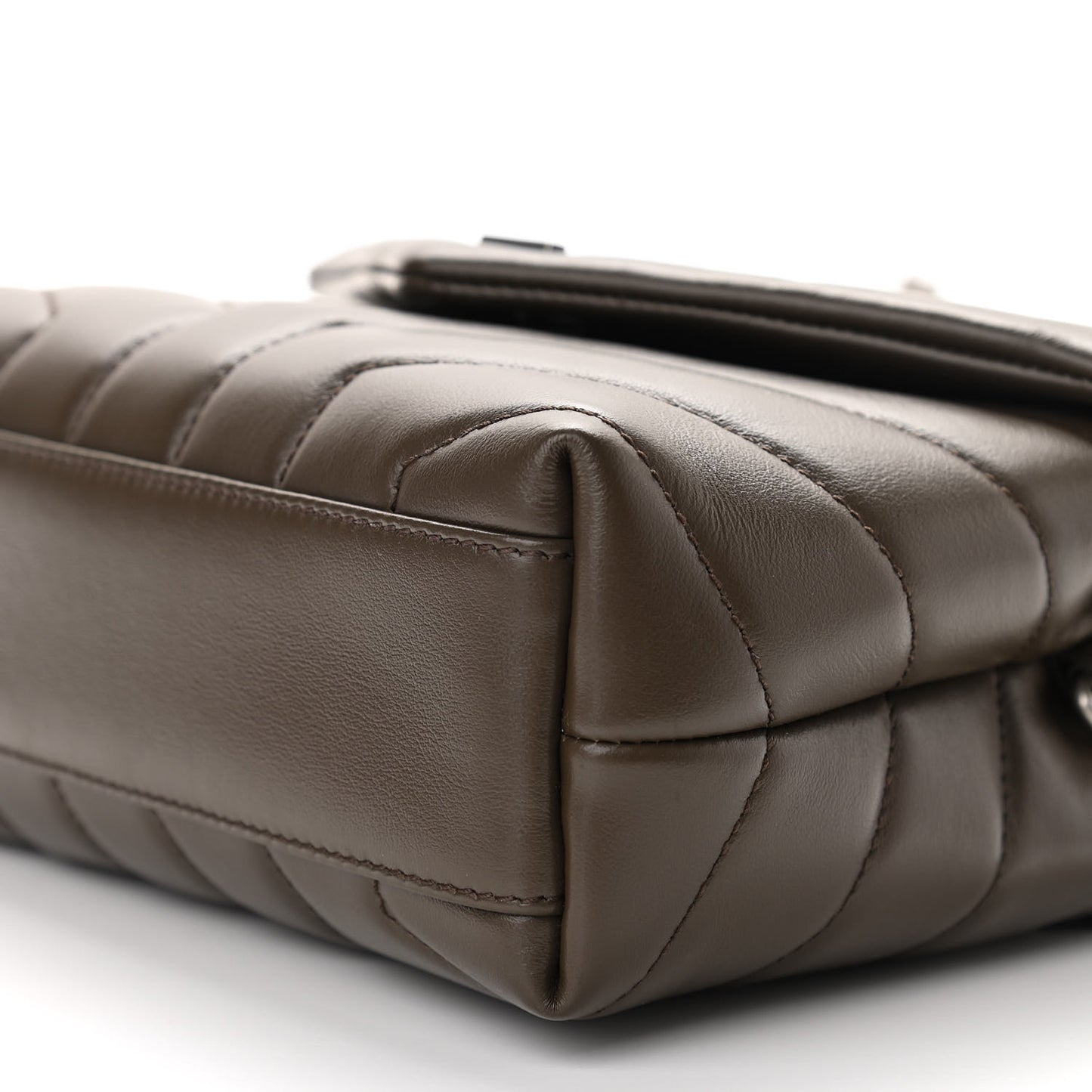 Calfskin Y Quilted Monogram Toy Loulou Crossbody Bag Faggio