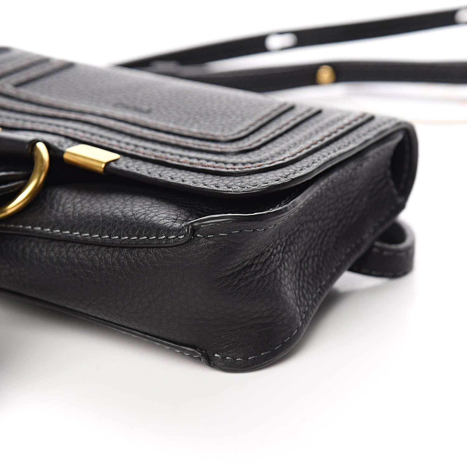 Chloe Calfskin Marcie Convertible Belt Bag Black 9 of 12