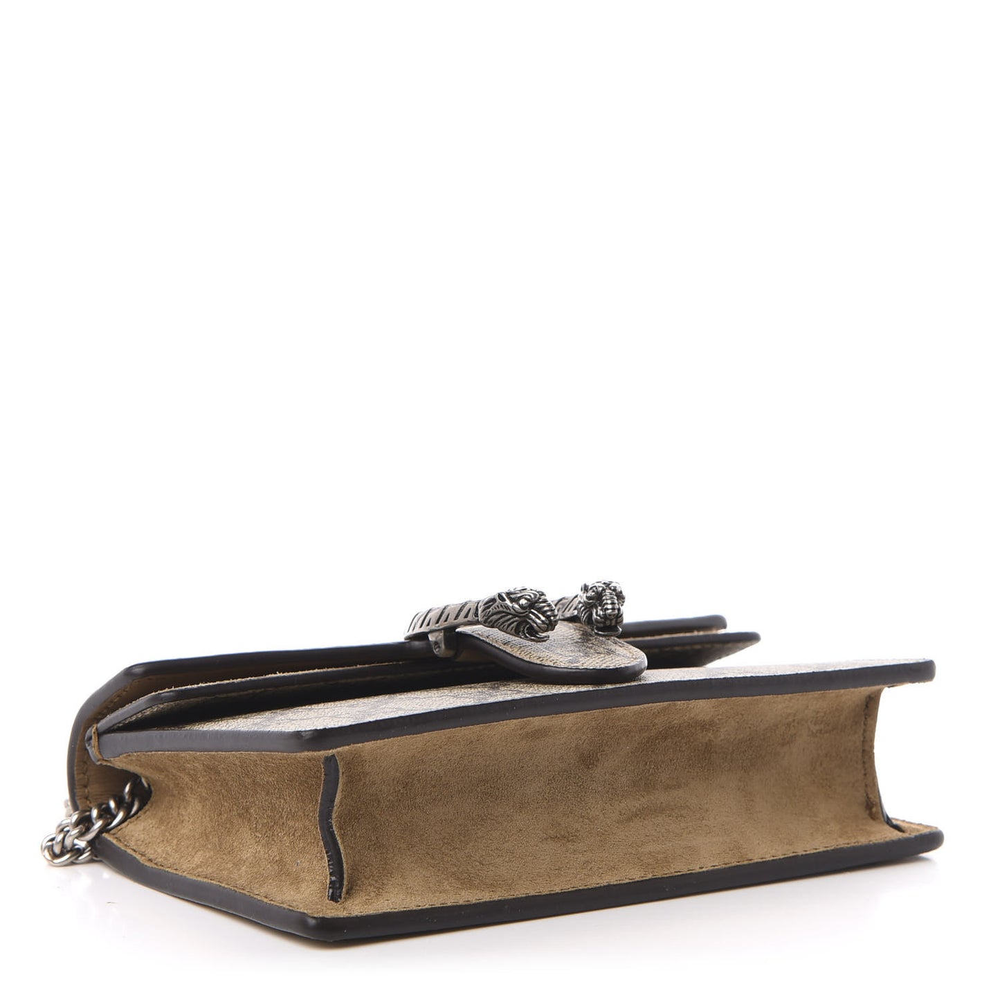 GG Supreme Monogram Super Mini Dionysus Shoulder Bag Taupe