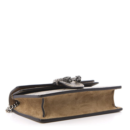 Gucci GG Supreme Monogram Super Mini Dionysus Shoulder Bag Taupe 4 of 12