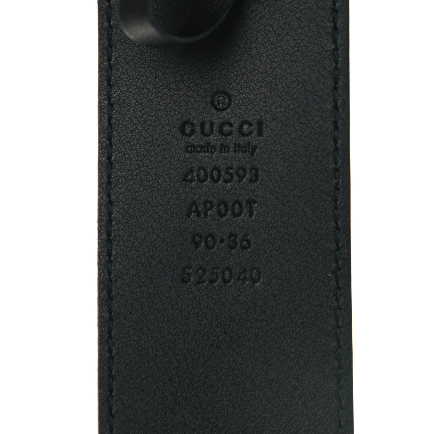 Calfskin Double G 40mm Belt 90 36 Black
