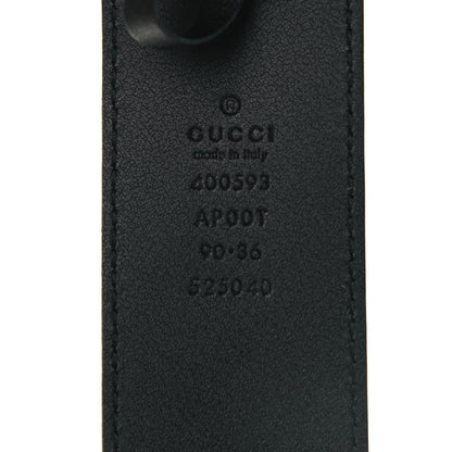 Gucci Calfskin Double G 40mm Belt 90 36 Black 3 of 5