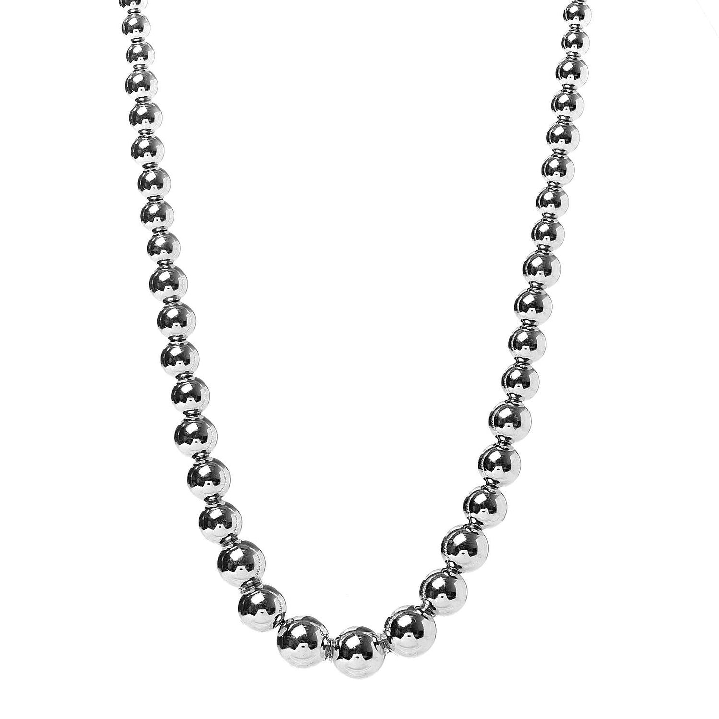 Sterling Silver HardWear Graduated Ball Necklace
