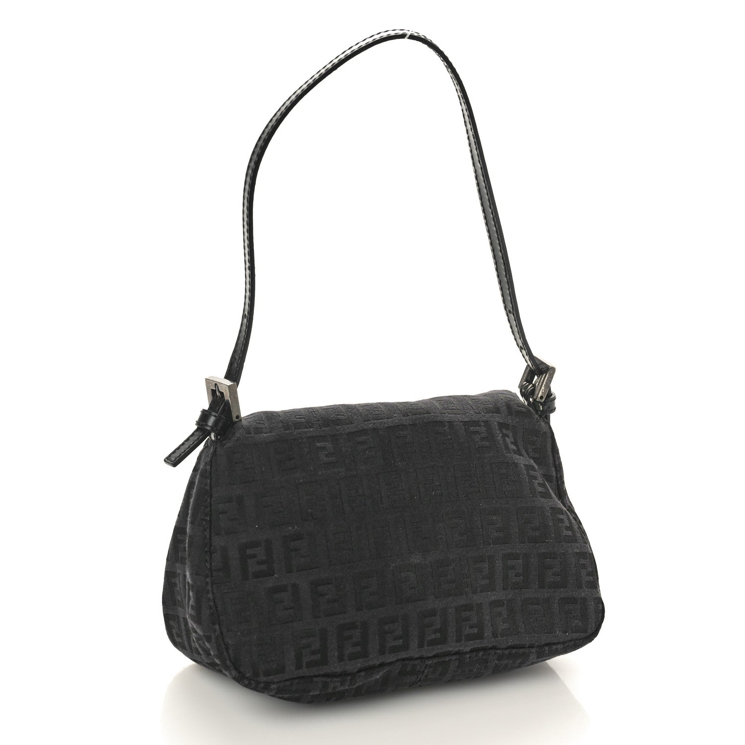 Fendi Zucchino Mini Mama Baguette Black 2 of 11