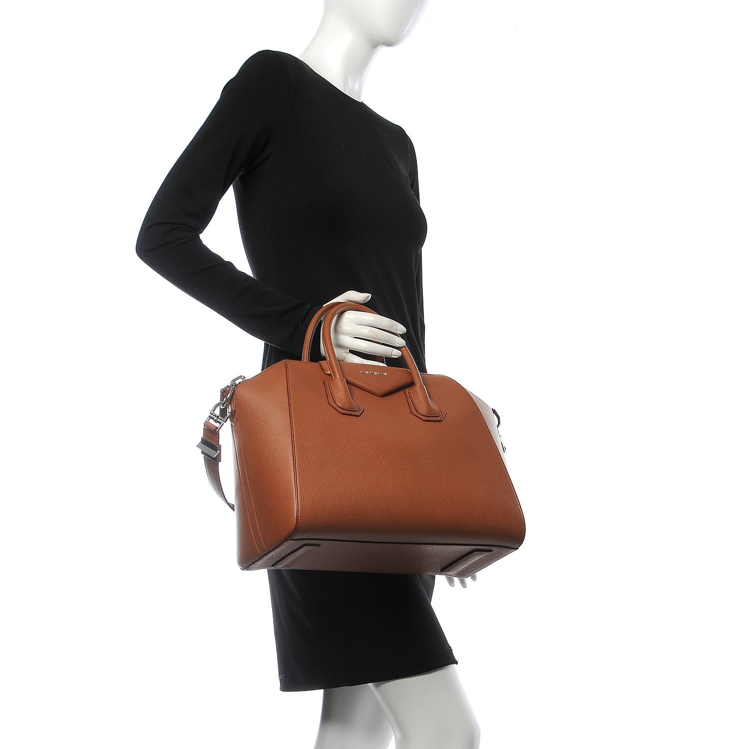 Givenchy Sugar Goatskin Medium Antigona Cognac 3 of 8