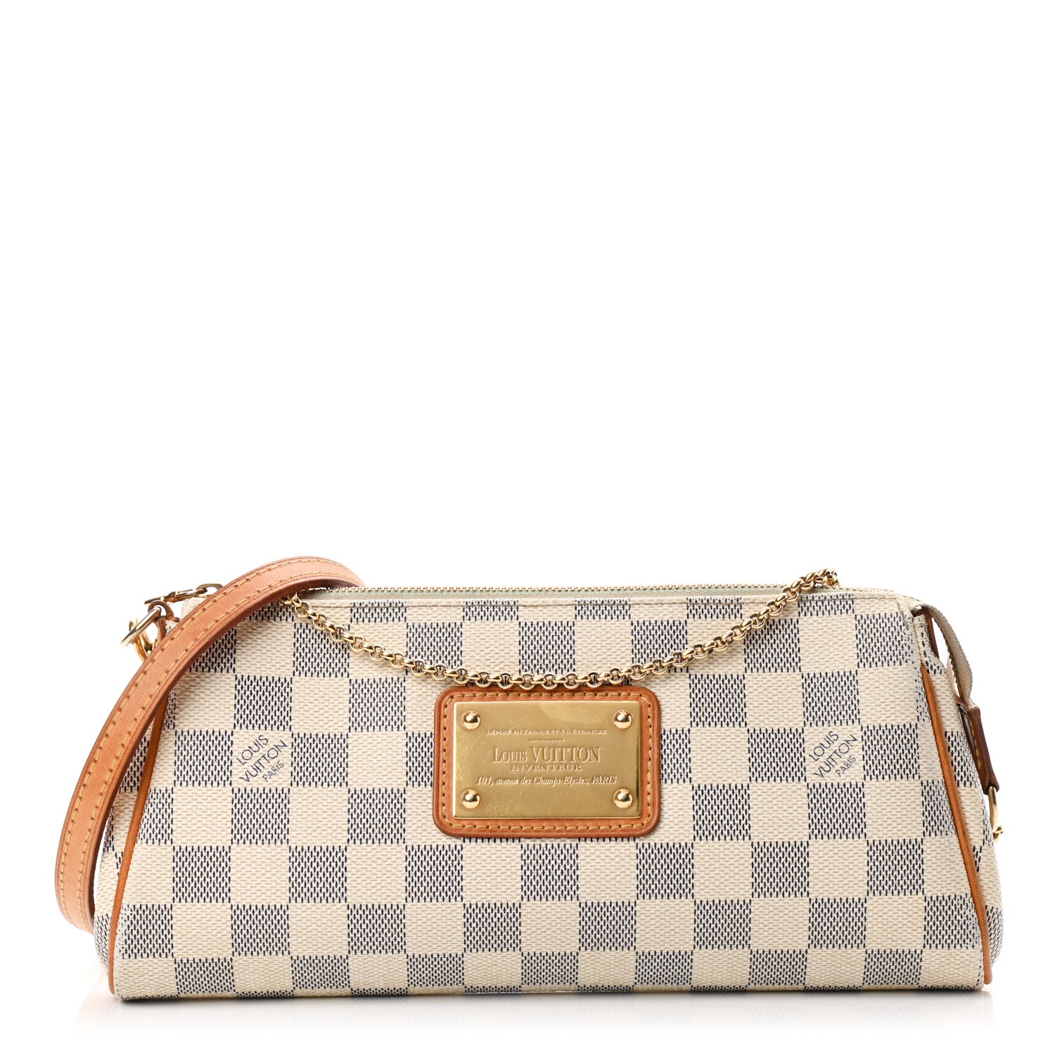 Louis Vuitton Damier Azur Eva Clutch 1 of 14