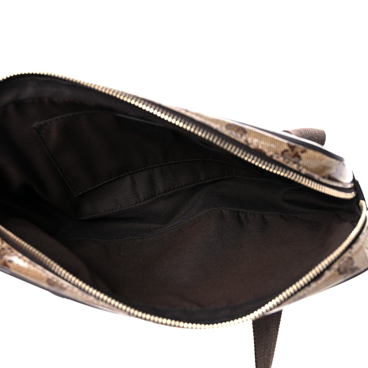 Crystal Monogram Belt Bag Brown
