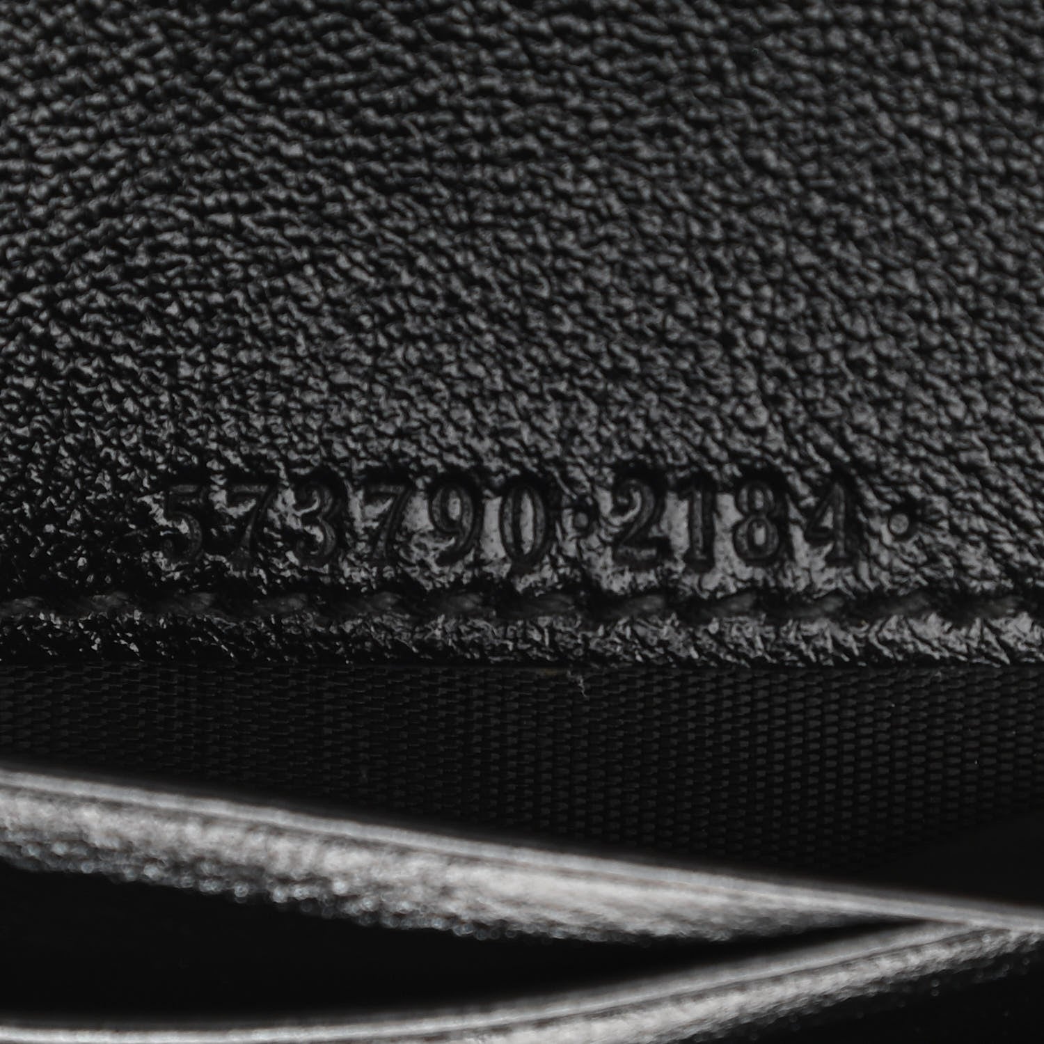 Gucci Calfskin Web Rajah Chain Card Case Wallet Black 7 of 11