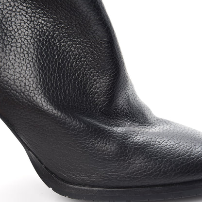 Jimmy Choo Grainy Calfskin Ankle Boots 38.5 Black 7 of 8