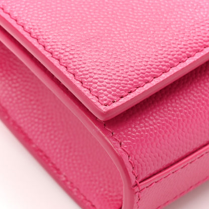 Saint Laurent Grain De Poudre Monogram Kate Belt Bag Fuchsia 13 of 13