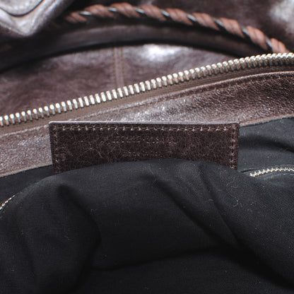 Balenciaga Agneau Giant Weekender Brown 7 of 7