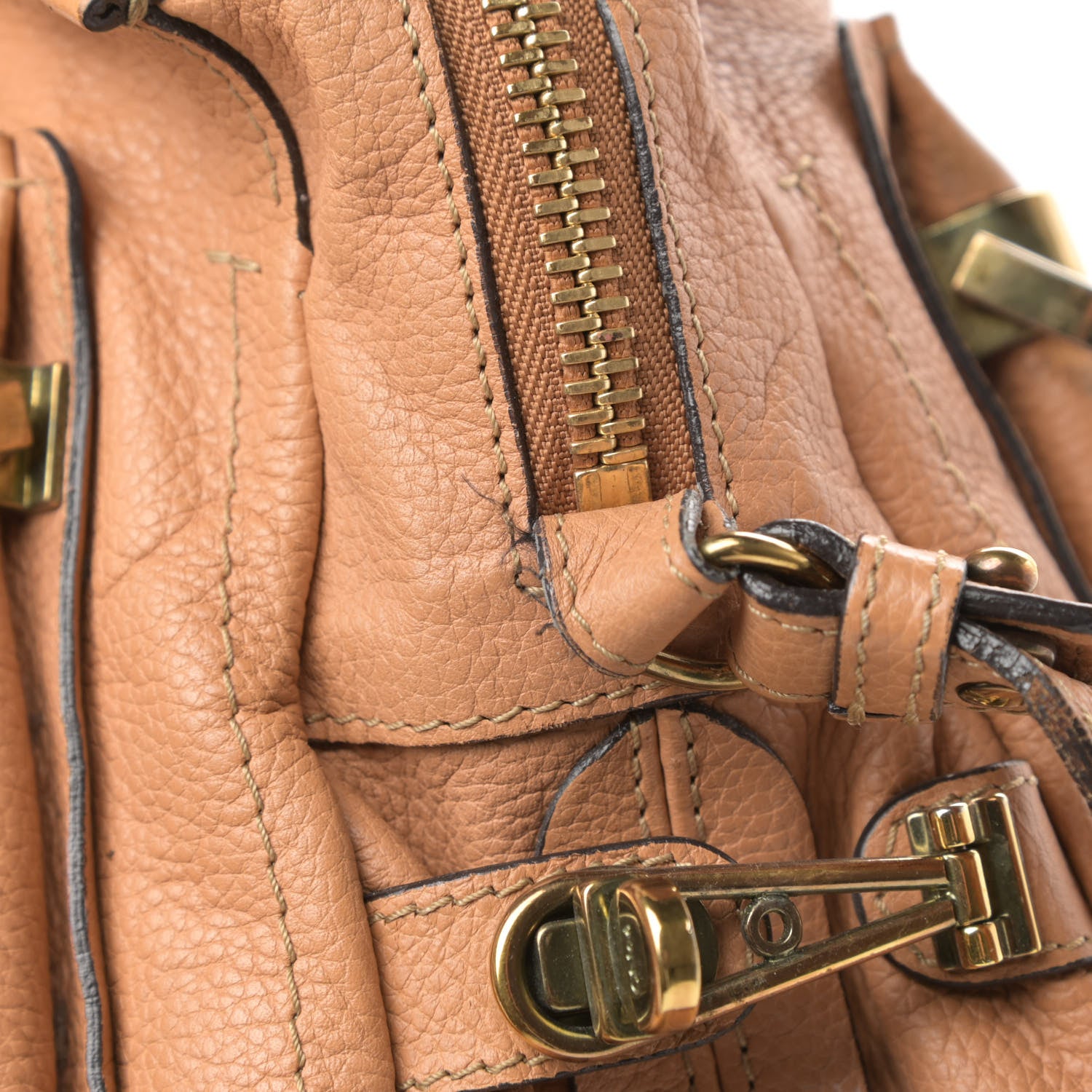 Chloe Calfskin Large Paraty Light Tan 18 of 22
