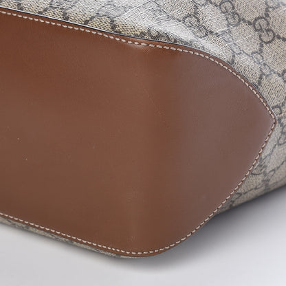 Gucci GG Supreme Monogram Large Linea A Hobo Light Brown 9 of 9